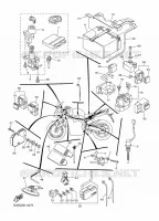 PARTIE ELECTRIQUE 2 pour Yamaha FAZER ABS 2009