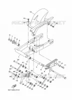 BRAS ARRIERE pour Yamaha YBR 2009