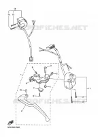 COMMODO / LEVIER pour Yamaha FAZER ABS 2009