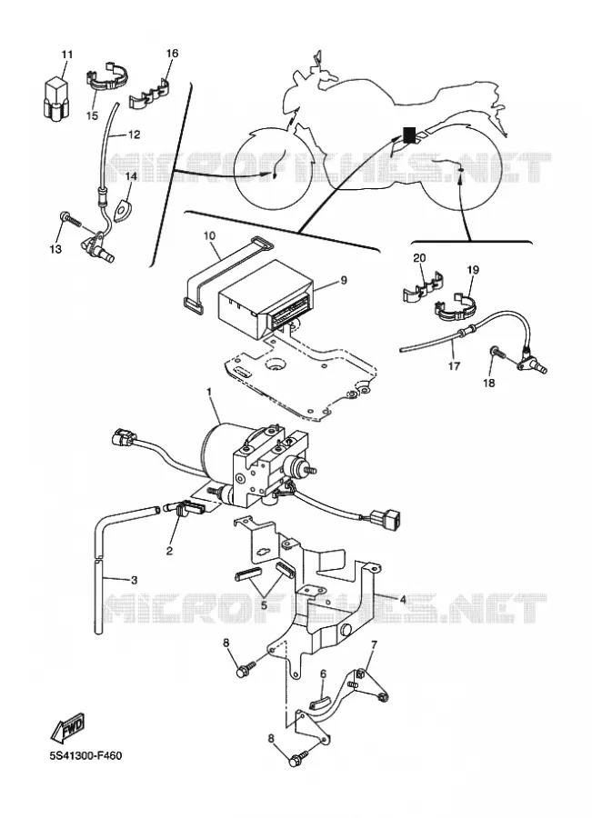 PARTIE ELECTRIQUE 3 Yamaha MOTO 600 2009 FZ6 S2 ABS  FZ6-NAHG FZ6
