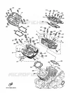 CULASSE pour Yamaha MT01 2009