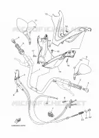 GUIDON ET CABLES pour Yamaha MAJESTY 2009