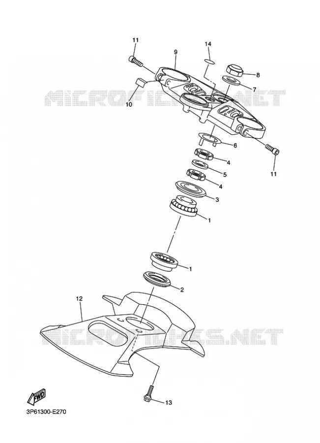 DIRECTION Yamaha MOTO 1300 2009 FJR AS ABS  FJR1300AS