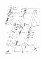 DIRECTION pour Yamaha MAJESTY ABS 2009