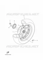ROUE ARRIERE pour Yamaha MAJESTY ABS 2009
