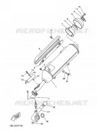 ECHAPPEMENT pour Yamaha XCITY 2009