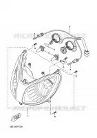 PHARE  pour Yamaha XCITY 2009
