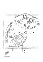 PHARE  pour Yamaha XCITY 2009