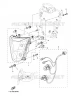 PHARE  pour Yamaha XTZ TENERE 2009