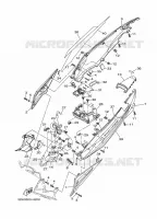 COUVERCLE LATERAL pour Yamaha CRYPTON 2009