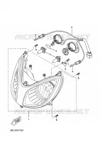PHARE  pour Yamaha XCITY 2009