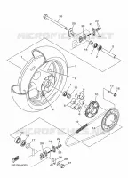 ROUE ARRIERE pour Yamaha XJ6 2009
