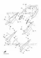 COUVERCLE LATERAL pour Yamaha XJ6 ABS 2009