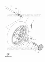 ROUE AVANT pour Yamaha TMAX ABS 2009