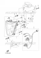 PHARE  pour Yamaha XTZ TENERE 2009