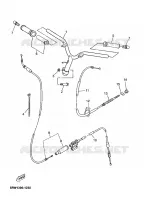 GUIDON ET CABLES pour Yamaha MACH 2010