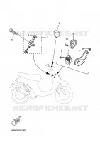PARTIE ELECTRIQUE 1 pour Yamaha BOOSTER 2010