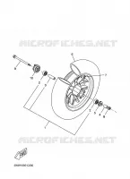ROUE AVANT pour Yamaha BOOSTER 2010