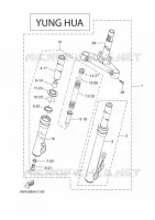 FOURCHE 2 pour Yamaha BOOSTER 2010