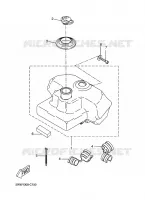 RESERVOIR D'HUILE pour Yamaha BOOSTER 2010