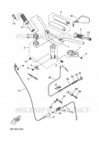 GUIDON ET CABLES pour Yamaha BOOSTER 2010