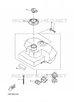RESERVOIR D'HUILE pour Yamaha BOOSTER 2010