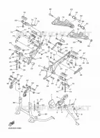 SUPPORT / REPOSE PIEDS pour Yamaha FJR 2010