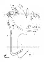 GUIDON ET CABLES pour Yamaha FZ1 ABS 2010