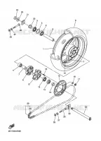 ROUE ARRIERE pour Yamaha FZ1 FAZER 2010