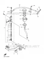 MAITRE CYLINDRE DE FREIN ARRIERE pour Yamaha FZ1 FAZER 2010