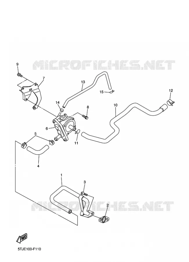 SYSTÈME D'ADMISSION D'AIR AIS Yamaha MOTO 450 2010 WRF  WR450F