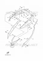 COUVERCLE LATERAL pour Yamaha CYGNUS 2010