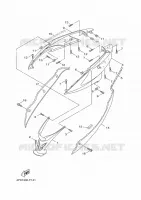 COUVERCLE LATERAL pour Yamaha CYGNUS 2010