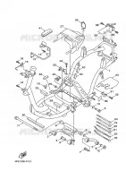 CADRE pour Yamaha CYGNUS 2010