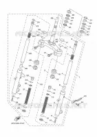 FOURCHE pour Yamaha CYGNUS 2010