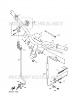 GUIDON ET CABLES pour Yamaha CYGNUS 2010