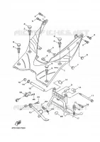 SUPPORT / REPOSE PIEDS pour Yamaha CYGNUS 2010
