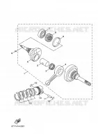 VILEBREQUIN / PISTON pour Yamaha CYGNUS 2010