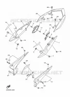 COUVERCLE LATERAL pour Yamaha XJ6 DIVERSION 2010