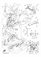 CARENAGES 1  pour Yamaha XJ6 DIVERSION ABS 2010