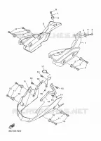 COUVERCLE LATERAL 2 pour Yamaha XJ6 DIVERSION 2010