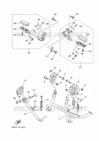 SUPPORT / REPOSE PIEDS pour Yamaha TMAX 2010