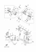 SUPPORT / REPOSE PIEDS pour Yamaha TMAX 2010