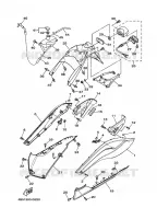 COUVERCLE LATERAL 2 pour Yamaha TMAX 2010