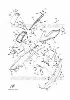 COUVERCLE LATERAL pour Yamaha TMAX 2010