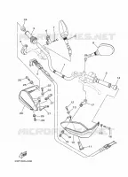 GUIDON ET CABLES pour Yamaha XTZ SUPER TENERE 2010