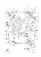 SUPPORT / REPOSE PIEDS pour Yamaha XTZ SUPER TENERE 2010