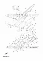 BRAS ARRIERE pour Yamaha XTZ TENERE 2010