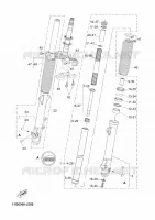 FOURCHE pour Yamaha XTZ TENERE 2010