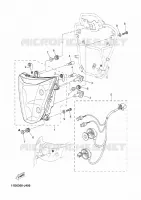 PHARE  pour Yamaha XTZ TENERE 2010